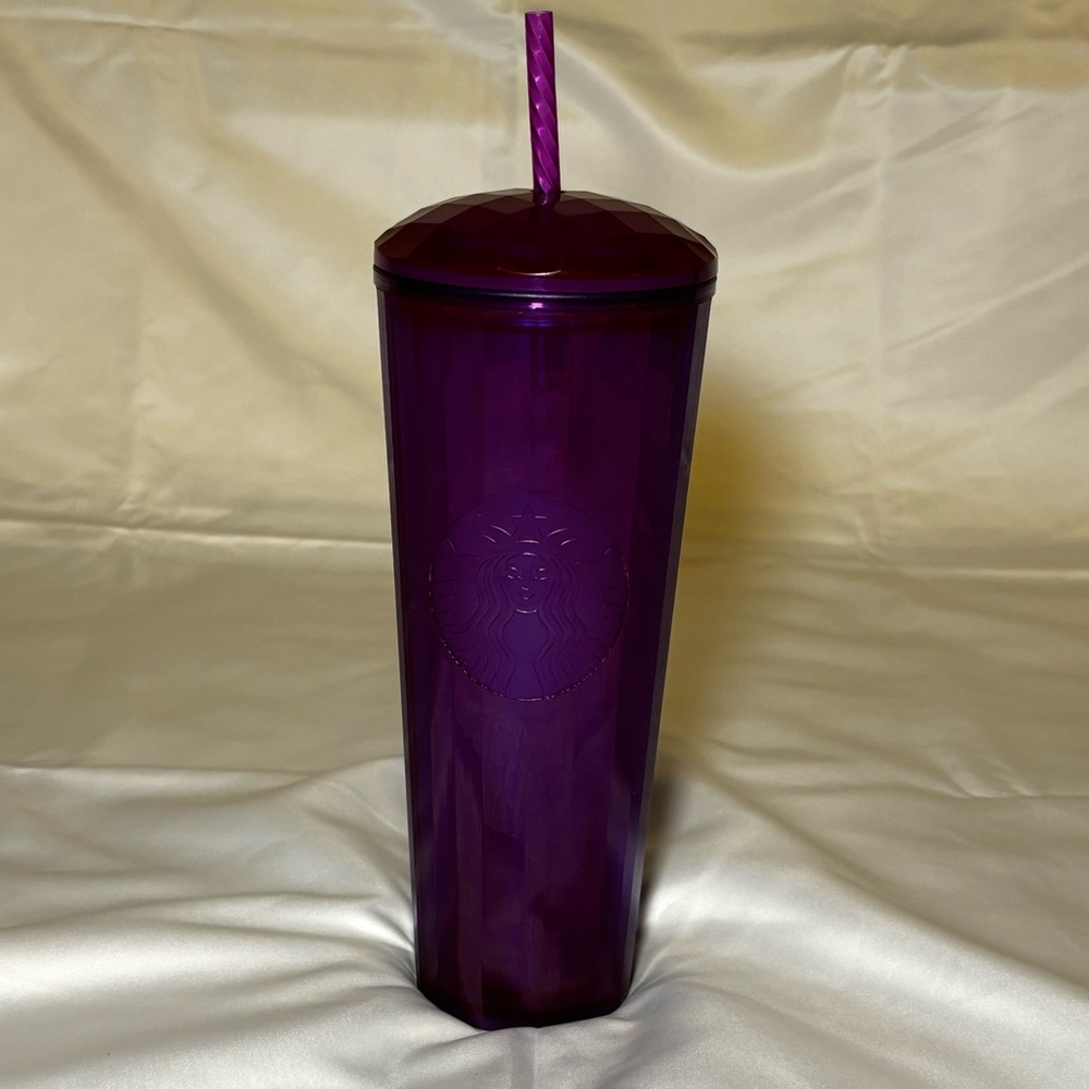 Starbucks Fall Collection 2021 Purple Edge Glow Dome Cup Tumbler